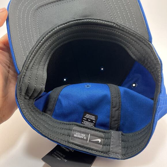 Nike Aerobill Classic99 Dri-Fit Flex Fitted S/M Hat Cap Polyester Men Blue, NWT - Picture 8 of 8